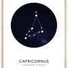 Capricornus Plakat (21x29.7 cm (A4))