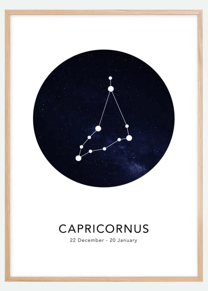 Capricornus Plakat (21x29.7 cm (A4))