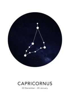Capricornus Plakat (21x29.7 cm (A4))