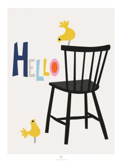 Chair - Beige Plakat (30x40 cm)