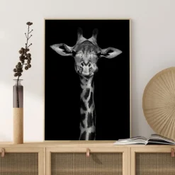 Chewing Giraffe Plakat (21x29.7 cm (A4))