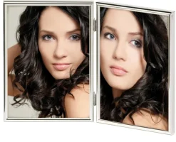 Chloe Folderamme Sølv 13x18 cm - 2 Billeder