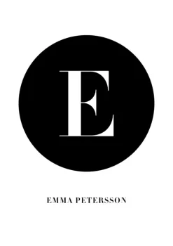 Circle capital - White (21x29,7 cm (A4))