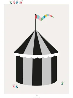 Circus - Beige Plakat (30x40 cm)