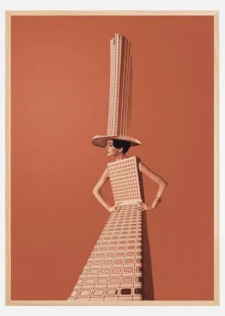 City girl Plakat (21x29.7 cm (A4))