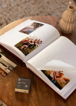 Classico Album Rød - 30x33 cm (100 Hvide sider / 50 ark)