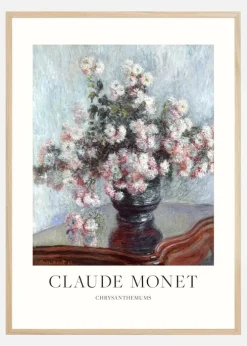Claude Monet -Chrysanthemums Plakat (21x29.7 cm (A4))