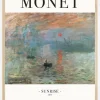 Claude Monet -Sunrise 1872 Plakat (21x29.7 cm (A4))