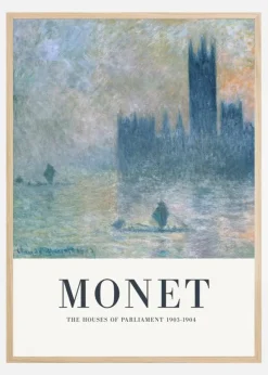 Claude Monet -The Houses of Parliament Plakat (21x29.7 cm (A4))