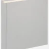 Cloth Album Grå - 28x29 cm (100 Hvide sider / 50 ark)