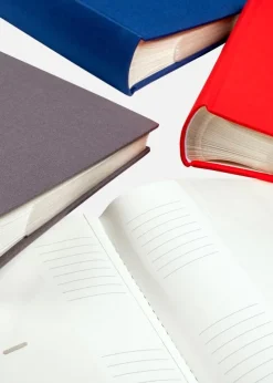 Cloth Album Rød - 22,5x24 cm (40 Hvide sider / 20 ark)