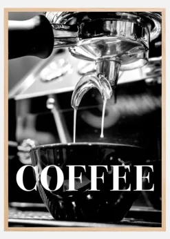 Coffee Text Plakat (21x29.7 cm (A4))