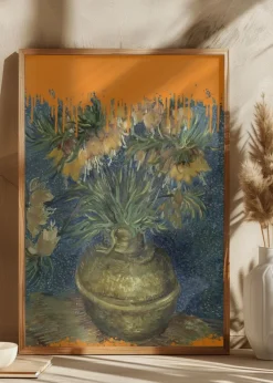 Collage Sunflowers and the splash Van Gogh Plakat (21x29.7 cm (A4))