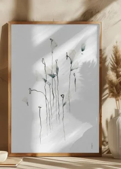 COLORED BY THE SKY digital watercolor painting Plakat (21x29.7 cm (A4))