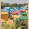 Colorful Village Plakat (21x29.7 cm (A4))