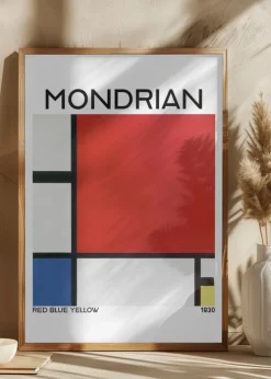 Composition with Red Plakat (21x29.7 cm (A4))