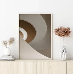 Concrete Stairs Plakat (21x29.7 cm (A4))