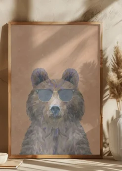 Cool Bear Portrait Plakat (21x29.7 cm (A4))