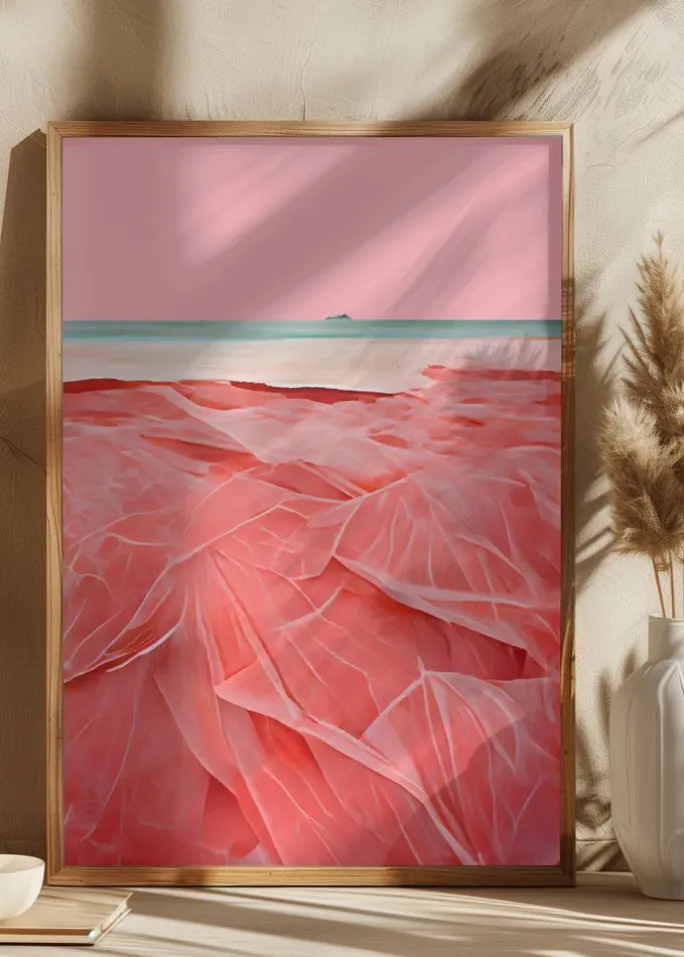 Coral Beach Plakat (21x29.7 cm (A4))