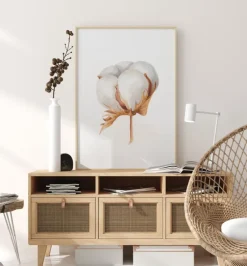 Cotton Flower Plakat (21x29.7 cm (A4))