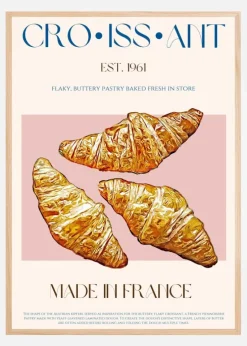 Croissant Print Plakat (21x29.7 cm (A4))