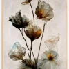 Crystal Flowers Plakat (21x29.7 cm (A4))