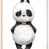 Cute Panda Plakat (21x29.7 cm (A4))