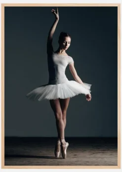 Dancer posing Plakat (21x29.7 cm (A4))