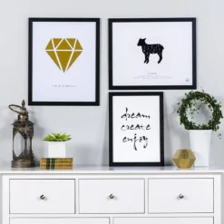 Diamant - Guld Plakat (30x40 cm)