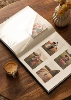 Diamant Album Selvklæbende Sort - 29x32 cm (40 sider / 20 Blade)