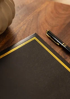 Diamant Album Selvklæbende Sort - 29x32 cm (40 sider / 20 Blade)