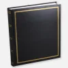 Diamant Fotoalbum Sort 27,5x32 cm (100 Hvide sider / 50 Blade)