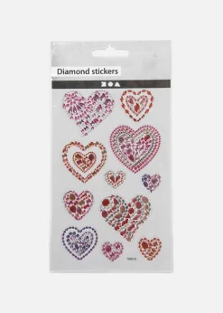 Diamond Stickers Hjerter