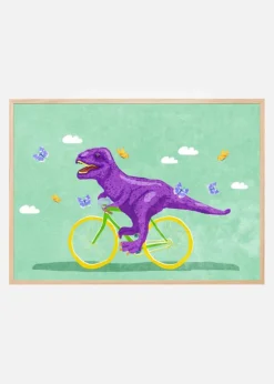 Dino Racer Plakat (21x29.7 cm (A4))