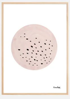 Dots circle Plakat (21x29.7 cm (A4))