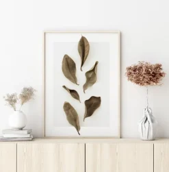 Dried Leaves Plakat (21x29.7 cm (A4))