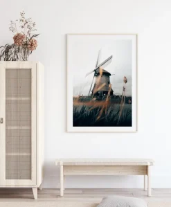 Dutch Windmill Plakat (21x29.7 cm (A4))