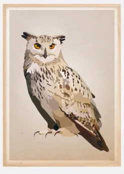Eagle Owl Plakat (21x29.7 cm (A4))