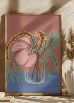 Earthen Blossom Plakat (21x29.7 cm (A4))