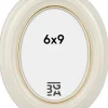 Eiri Mozart Oval Fotoramme Hvid 6x9 cm