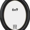 Eiri Mozart Oval Fotoramme Sort 6x9 cm