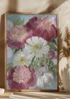 Eleanora painterly florals Plakat (21x29.7 cm (A4))