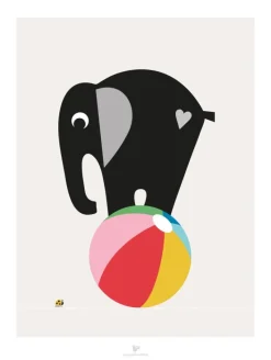 Elephant grey Plakat (30x40 cm)