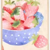 Erdbeeren in Schale Plakat (21x29.7 cm (A4))