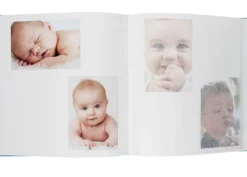 Estrella Babyalbum Blå - 28x30,5 cm (50 Hvide sider / 25 blade)