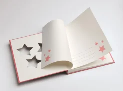 Estrella Babyalbum Rosa - 28x30,5 cm (50 Hvide sider / 25 blade)