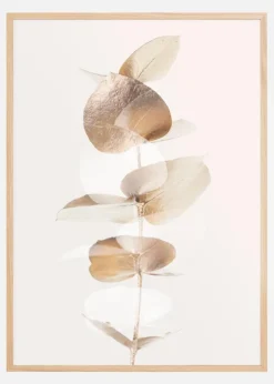 Eucalyptus Creative Gold III Plakat (21x29.7 cm (A4))