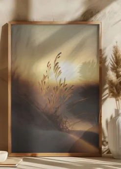 Evening Sun At The Beach Plakat (21x29.7 cm (A4))