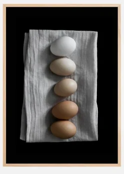 Farm eggs Plakat (21x29.7 cm (A4))
