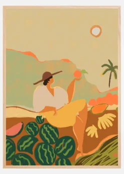 Farmer Guava Plakat (21x29.7 cm (A4))